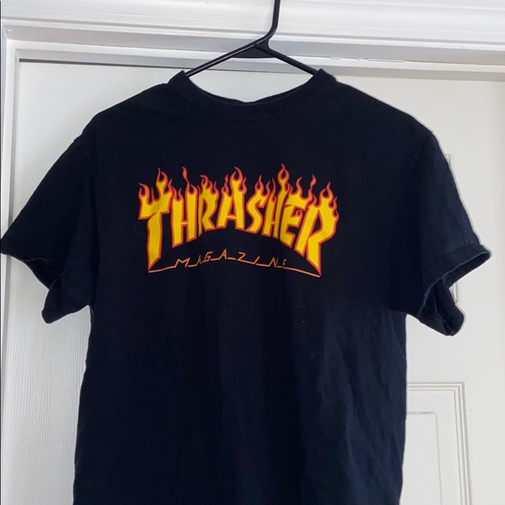 Thrasher Tee - Classic Flames